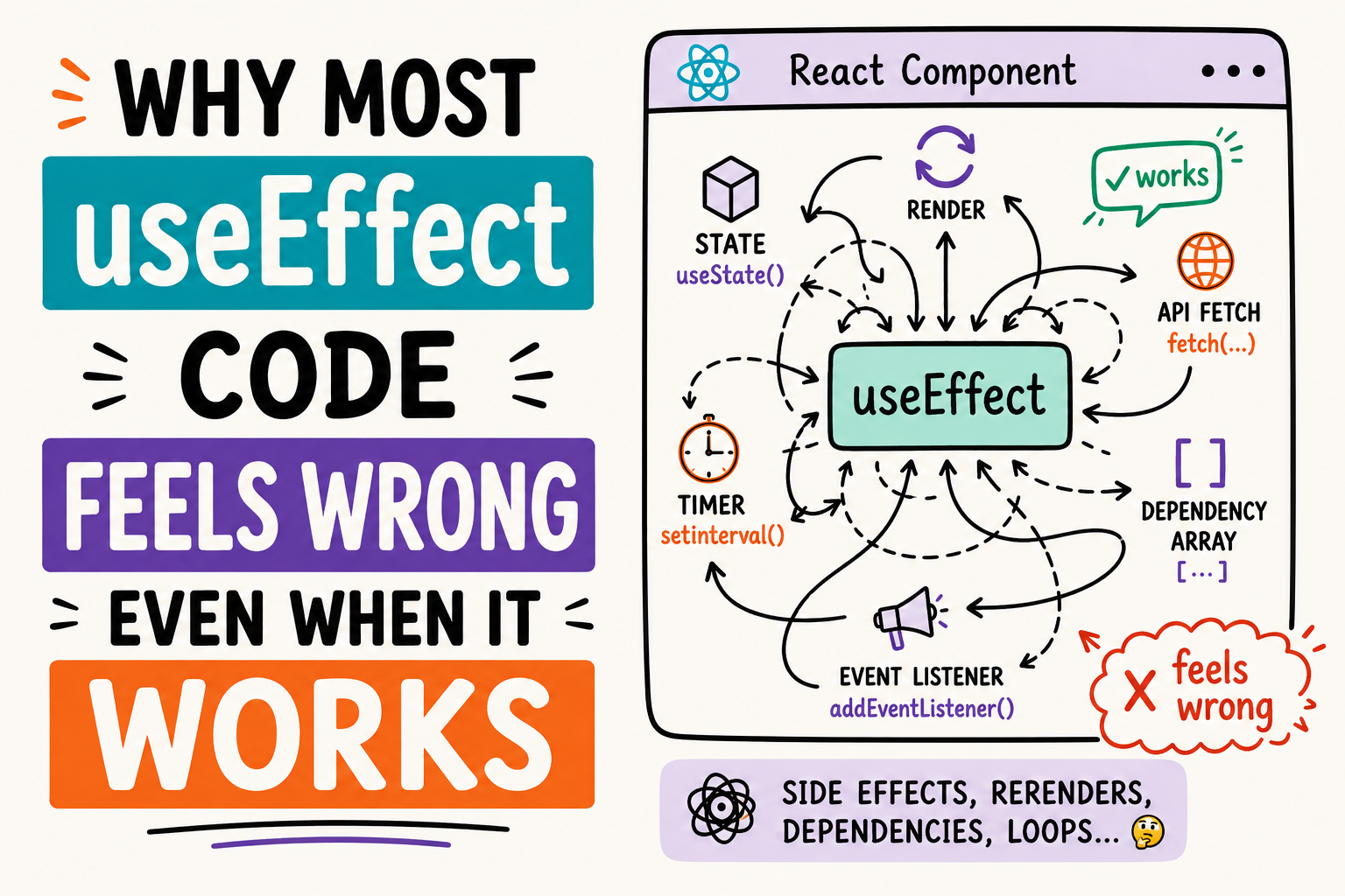 Why Most useEffect Code Feels Wrong Even When It Works