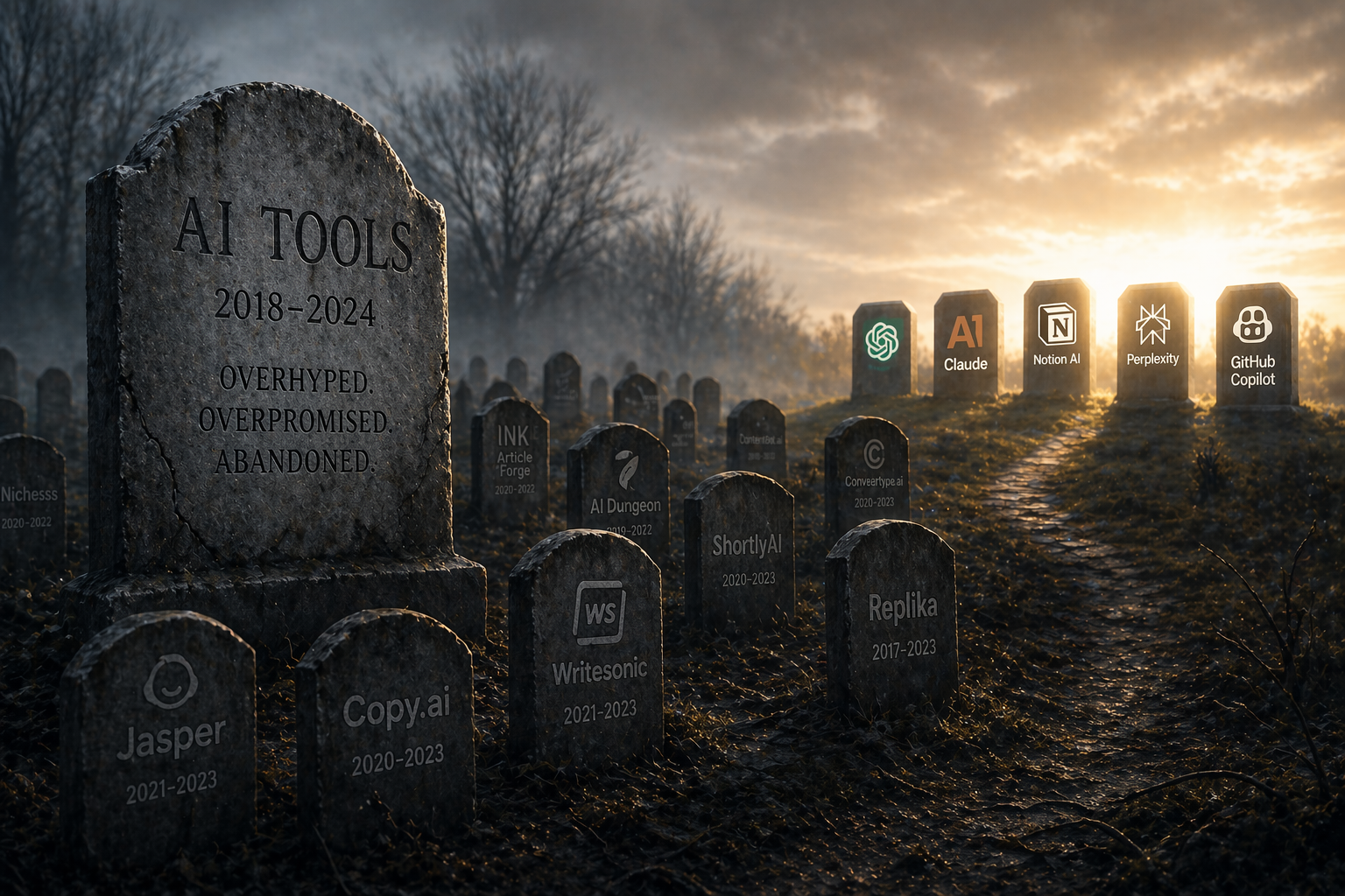 The AI Tool Graveyard Is Growing. Here’s What’s Actually Surviving.