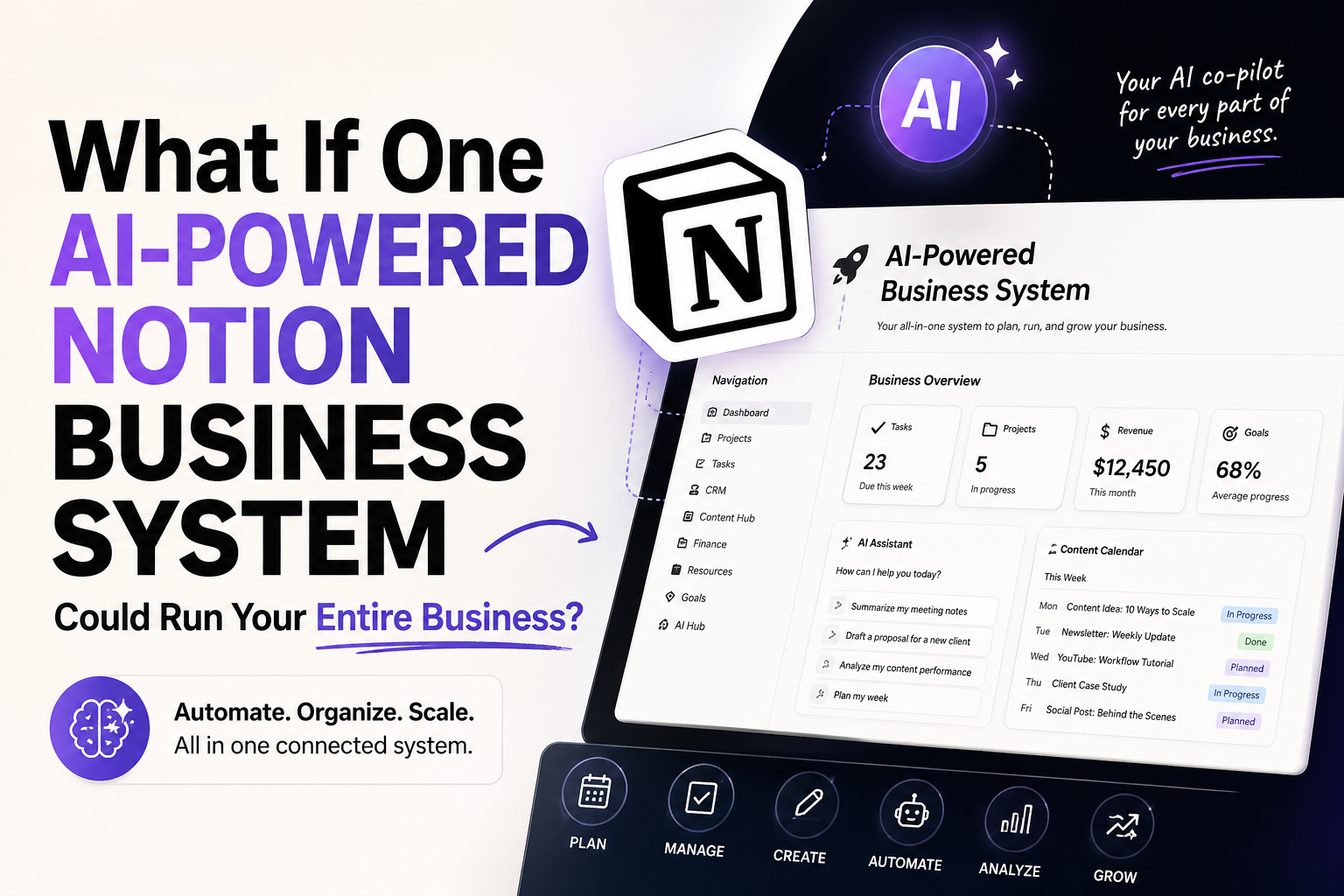 What If One AI-Powered Notion Business System Could Run Your Entire Business?