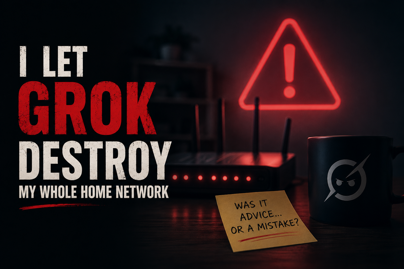 How I Let Grok Destroy My Whole Home Network