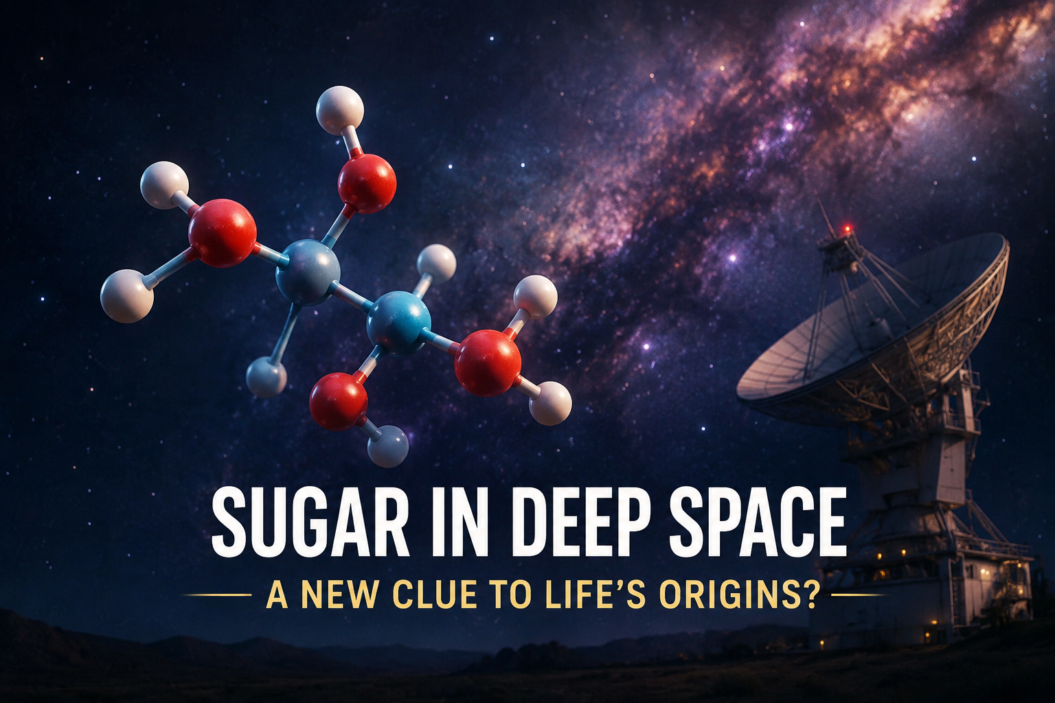 Scientists Found Sugar in Deep Space — Could It Explain How Life Began Scientists Found Sugar in Deep Space — Could It Explain How Life Began