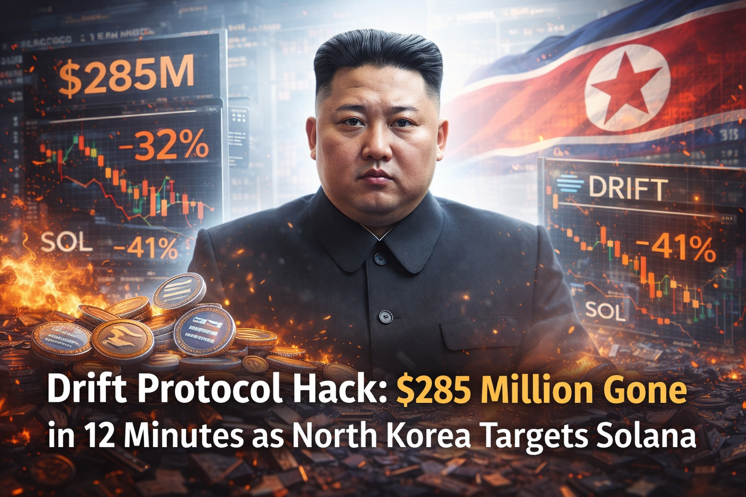 Drift Protocol Hack: $285 Million Gone in 12 Minutes as North Korea Targets Solana