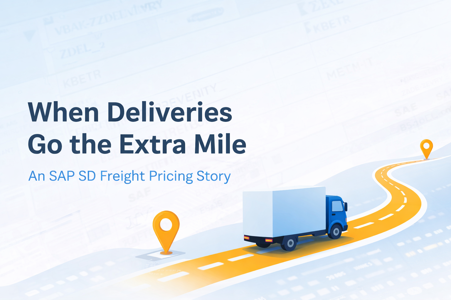 When Deliveries Go the Extra Mile: An SAP SD Adventure