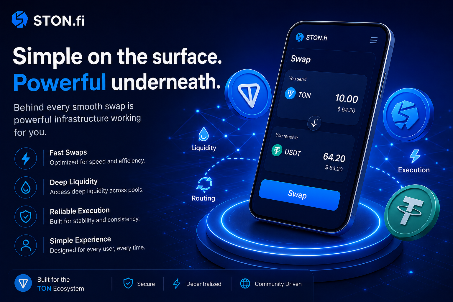 WHY GOOD DEFI SHOULD FEEL SIMPLE: THE ROLE OF STON.FI ON TON