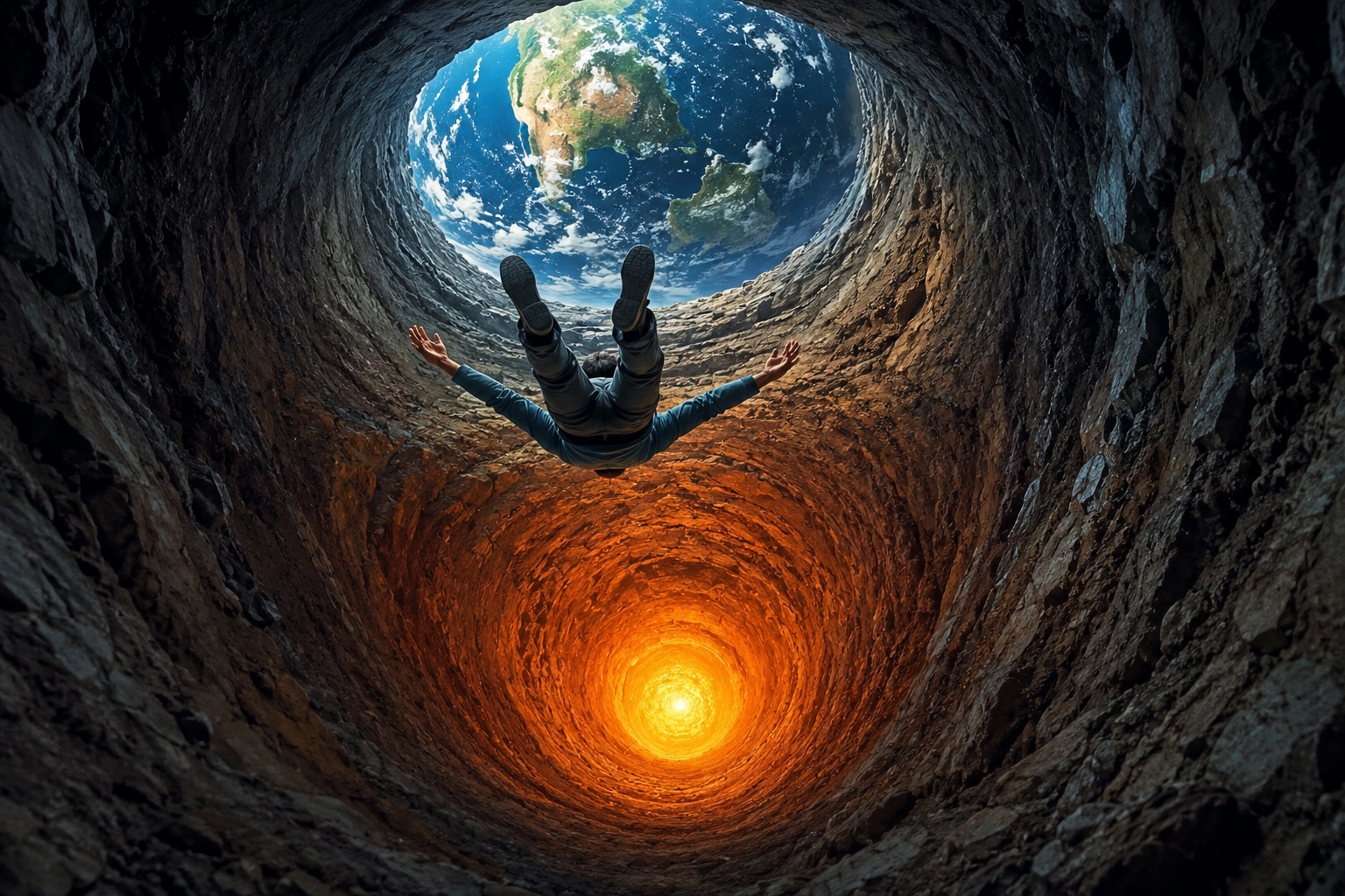 Did You Know… The Center of the Earth Is Only 19 Minutes Away- Did You Know… The Center of the Earth Is Only 19 Minutes Away-