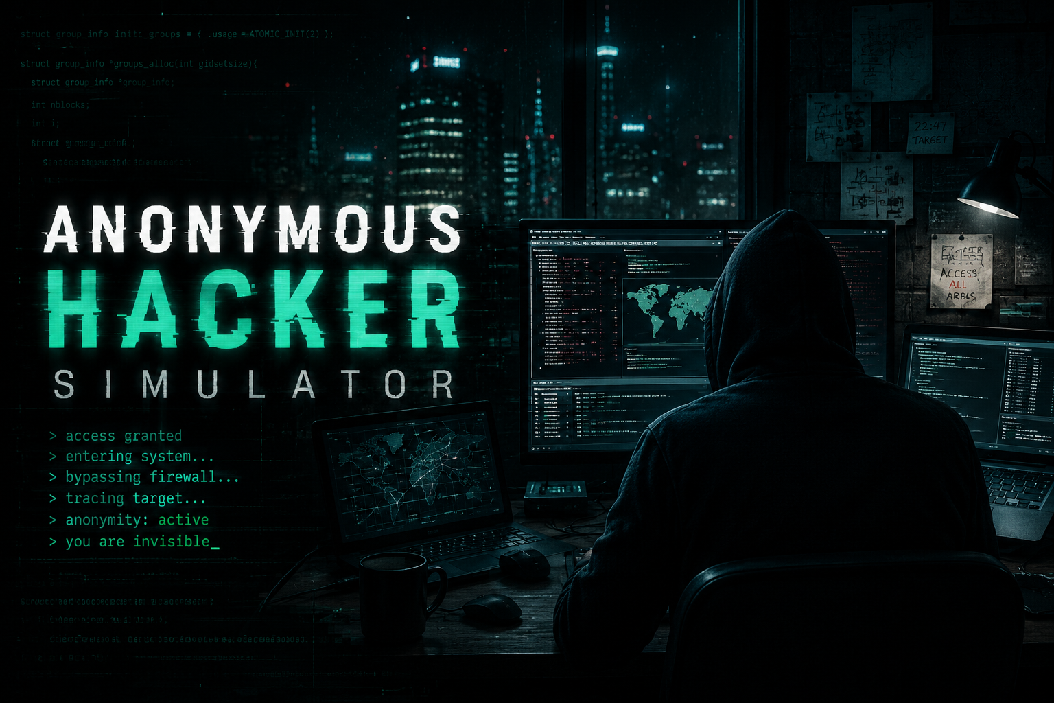 Anonymous Hacker Simulator — Just A Thought