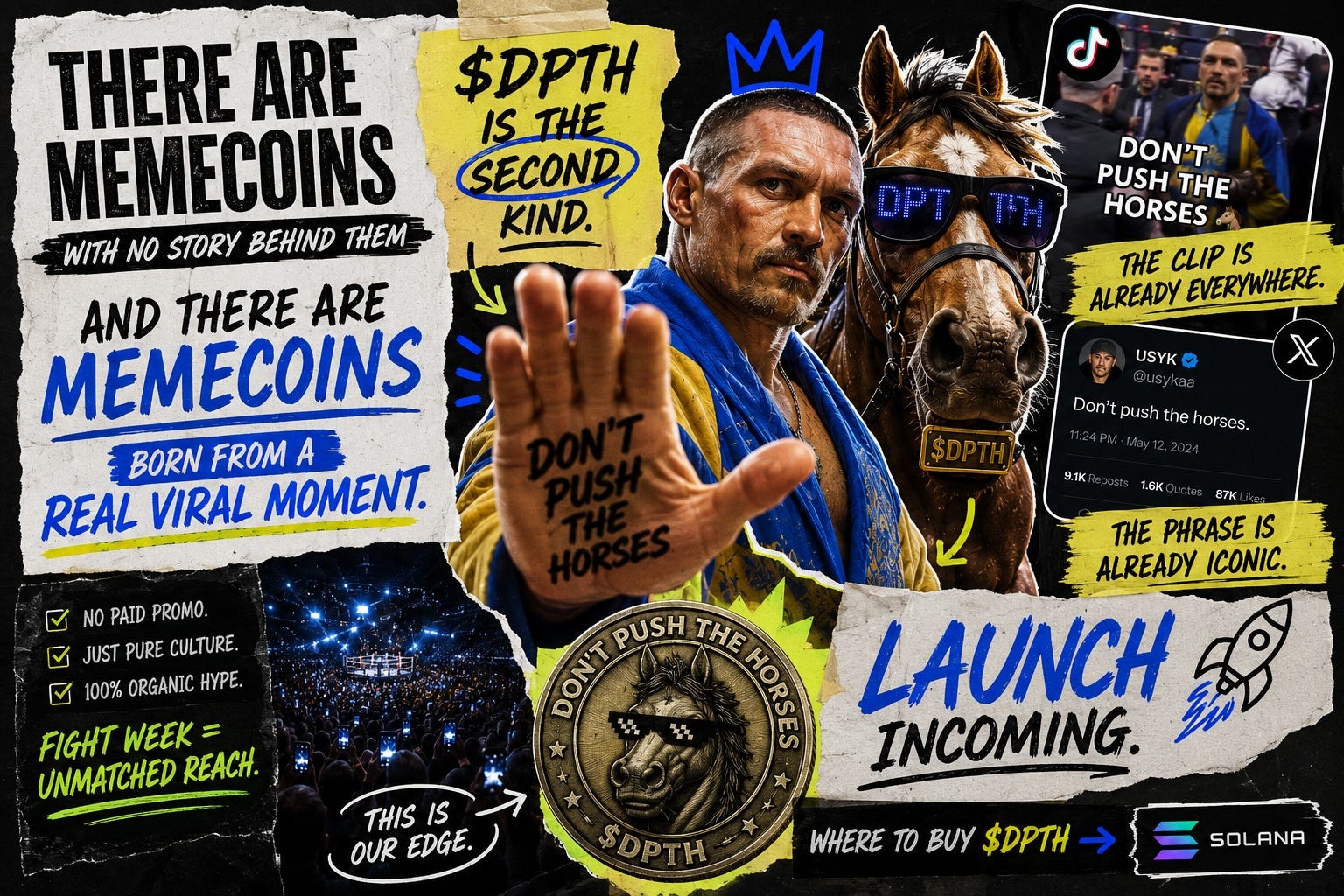 # Don’t Push The Horses Token: A Meme, a Movement, and a Ride Built on Solana