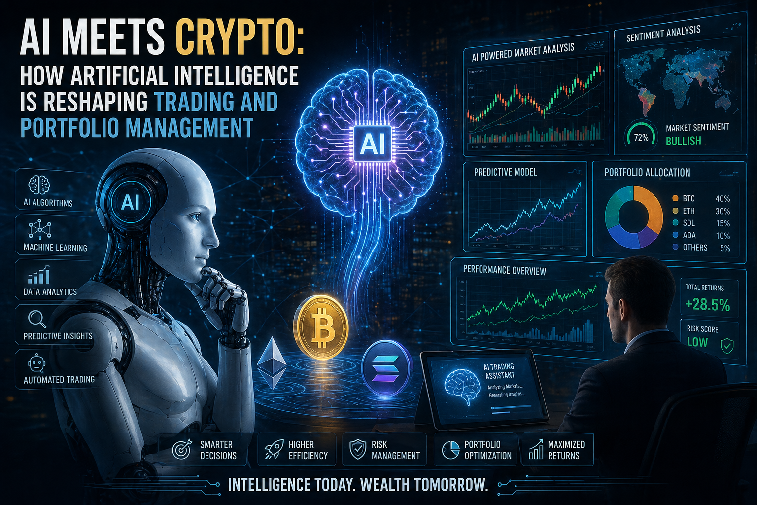 AI Meets Crypto: How Artificial Intelligence Is Reshaping Trading and Portfolio Management