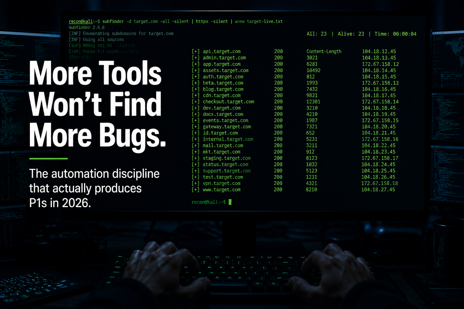 Everyone Is Automating Bug Bounty Recon in 2026 Almost Nobody Is Automating the Right Things