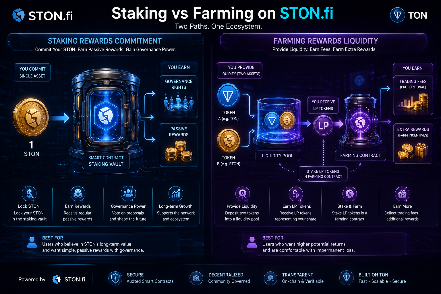 Staking vs Farming on STON.fi: Know the Difference Before You Start Earning 002