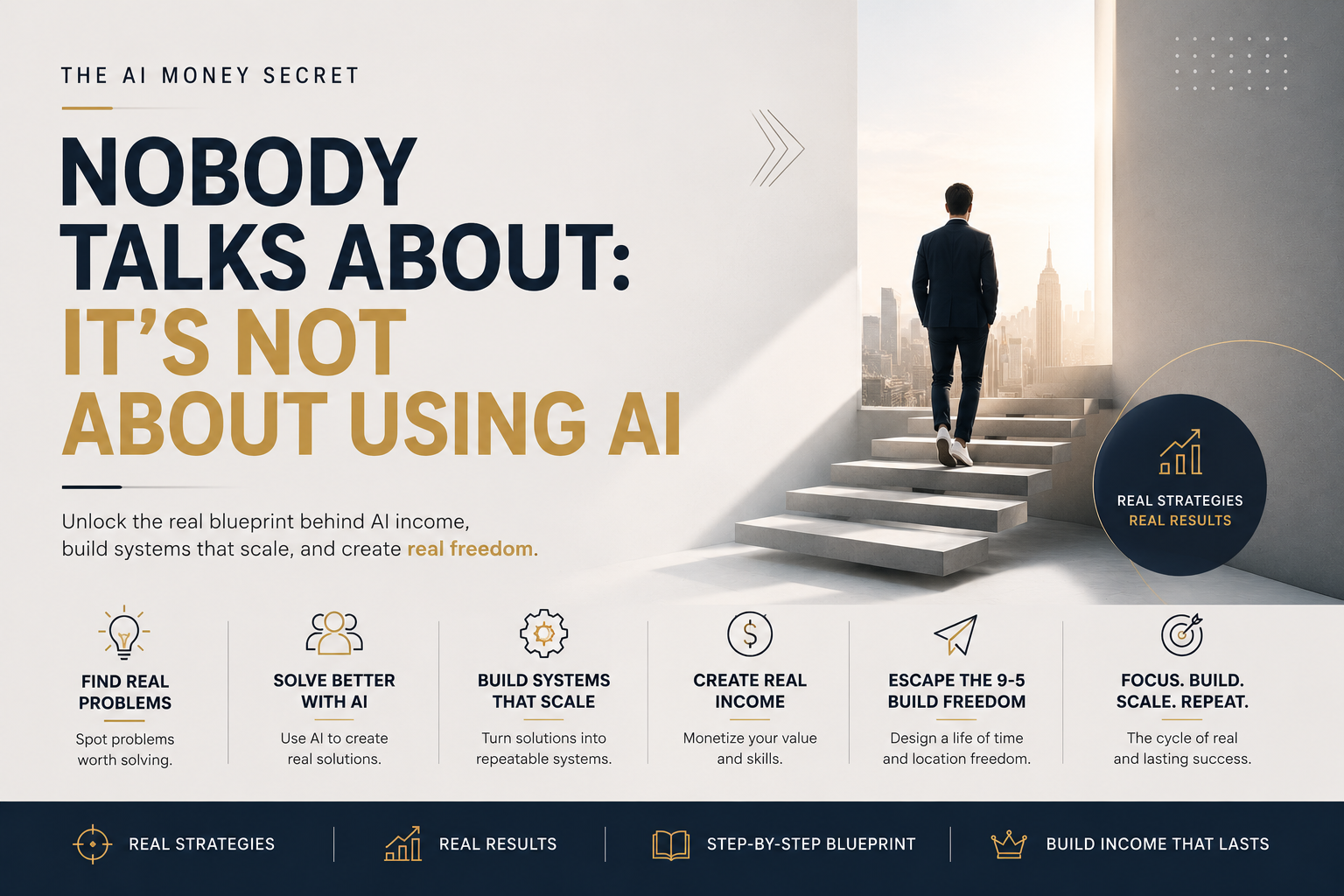 The AI Money Secret Nobody Talks About: It’s Not About Using AI
