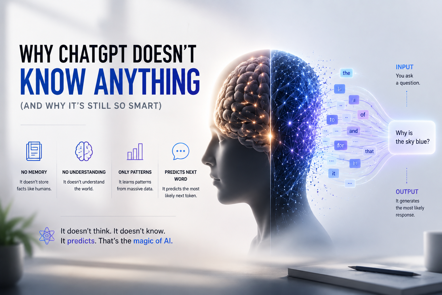 Why ChatGPT Doesn’t “Know” Anything (And Why It’s Still So Smart)