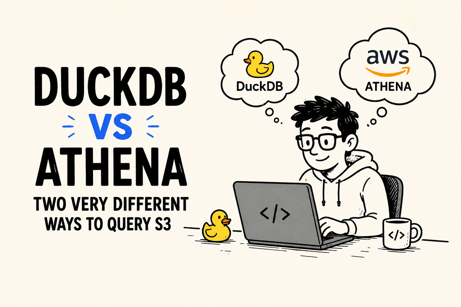 DuckDB vs Athena: Two Very Different Ways to Query S3