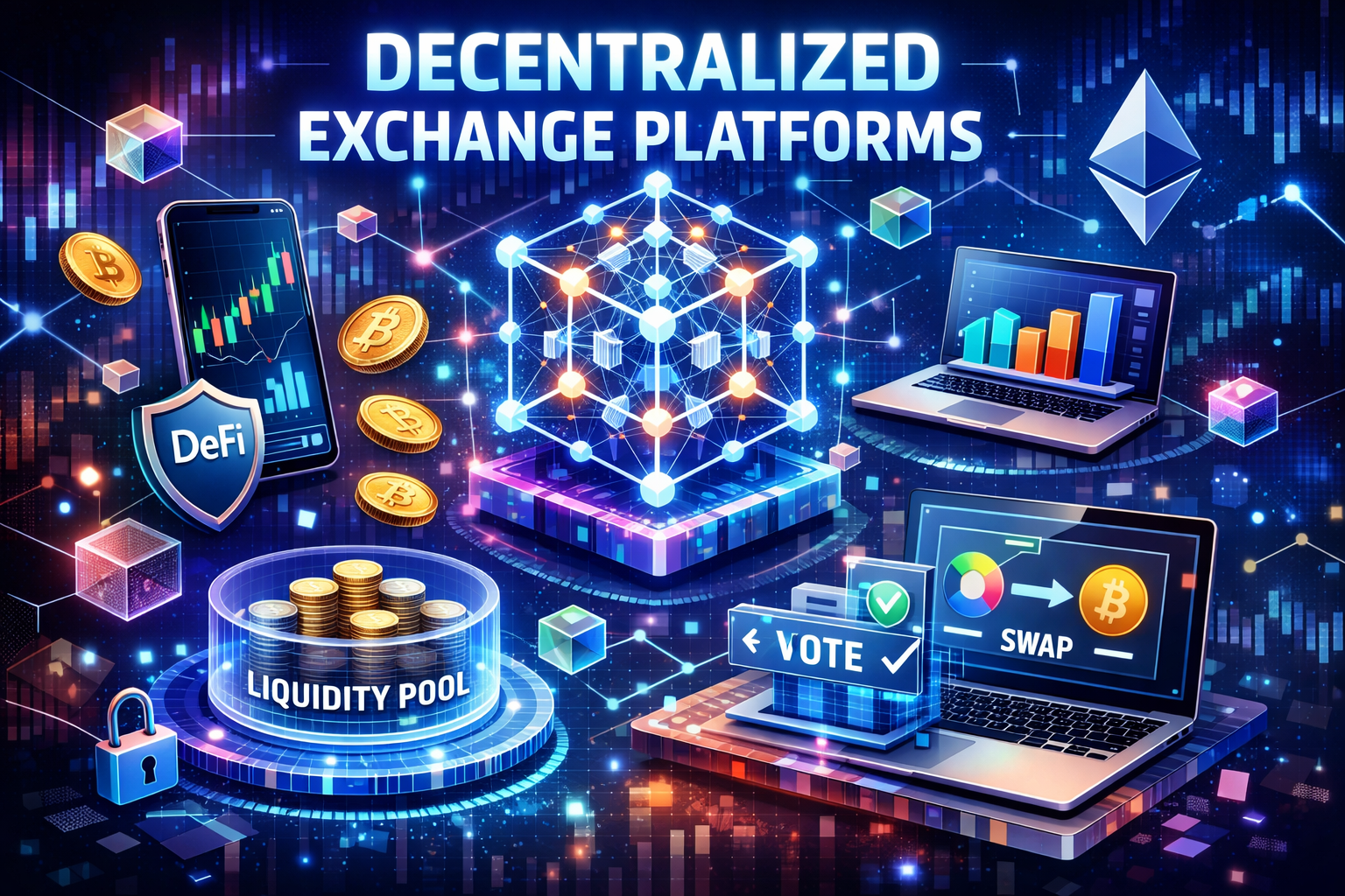 Building Secure Decentralized Exchange Platforms for the Future Finance