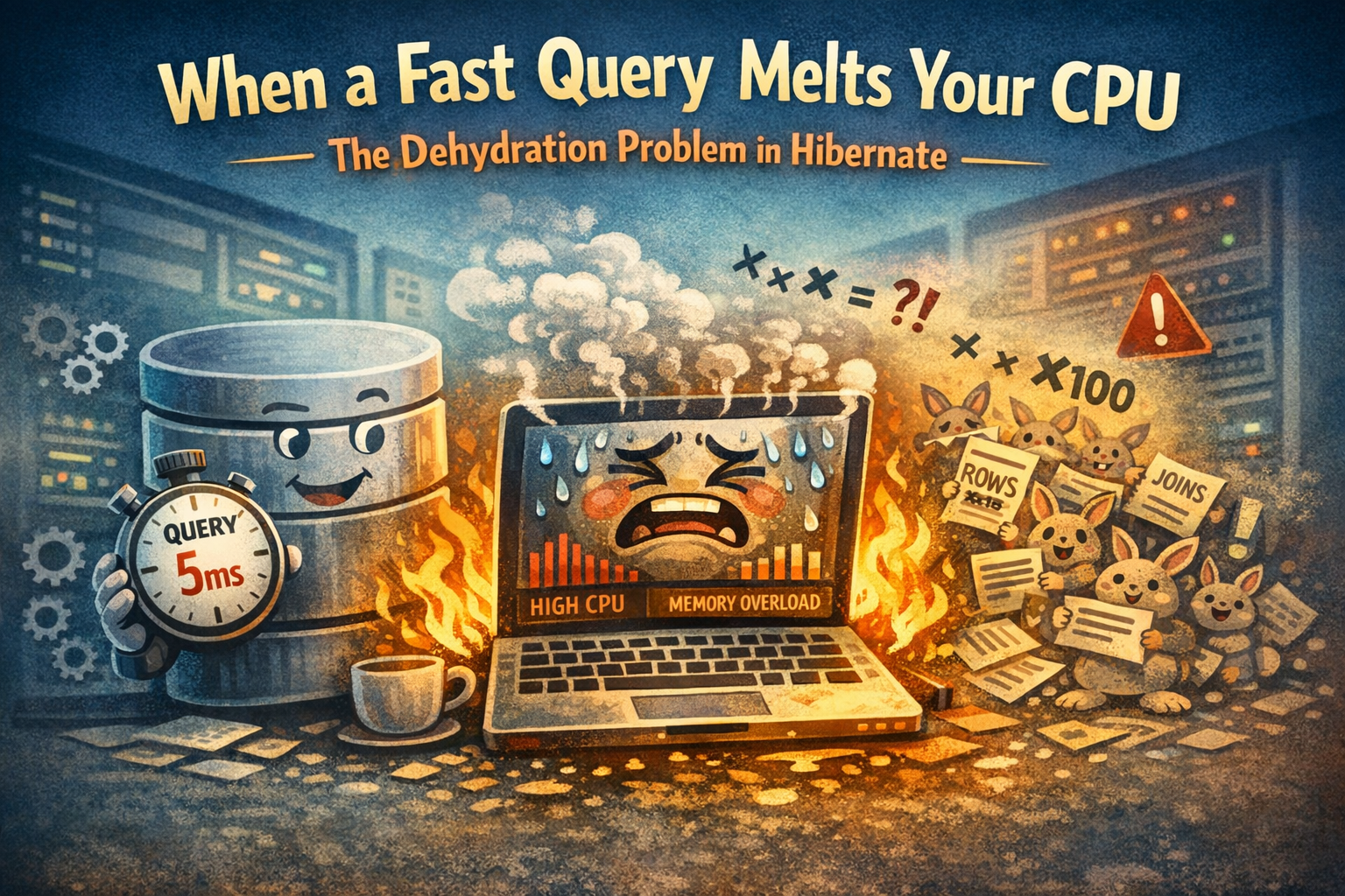 When One “Fast” Query Becomes a Production Nightmare: The Dehydration Problem in Hibernate