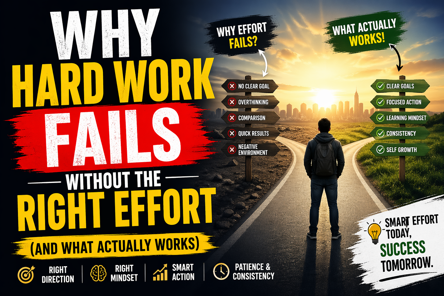 Why Hard Work Fails Without the Right Effort