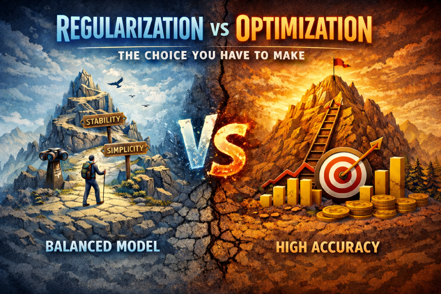 Optimization vs Regularization: The Choice You Have to Make