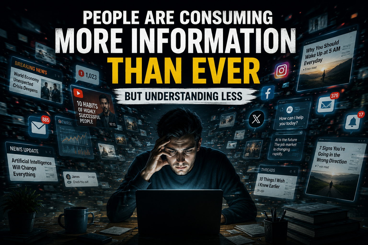 People Are Consuming More Information Than Ever — But Understanding Less