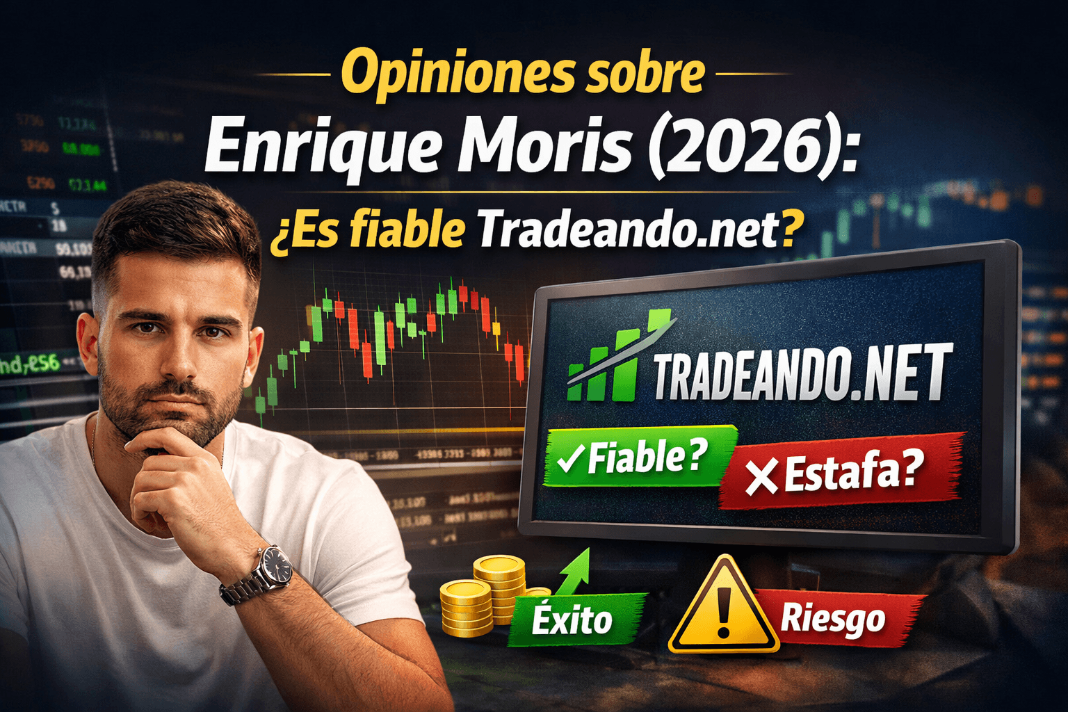 Opiniones sobre Enrique Moris (2026): ¿Es fiable Tradeando.net?