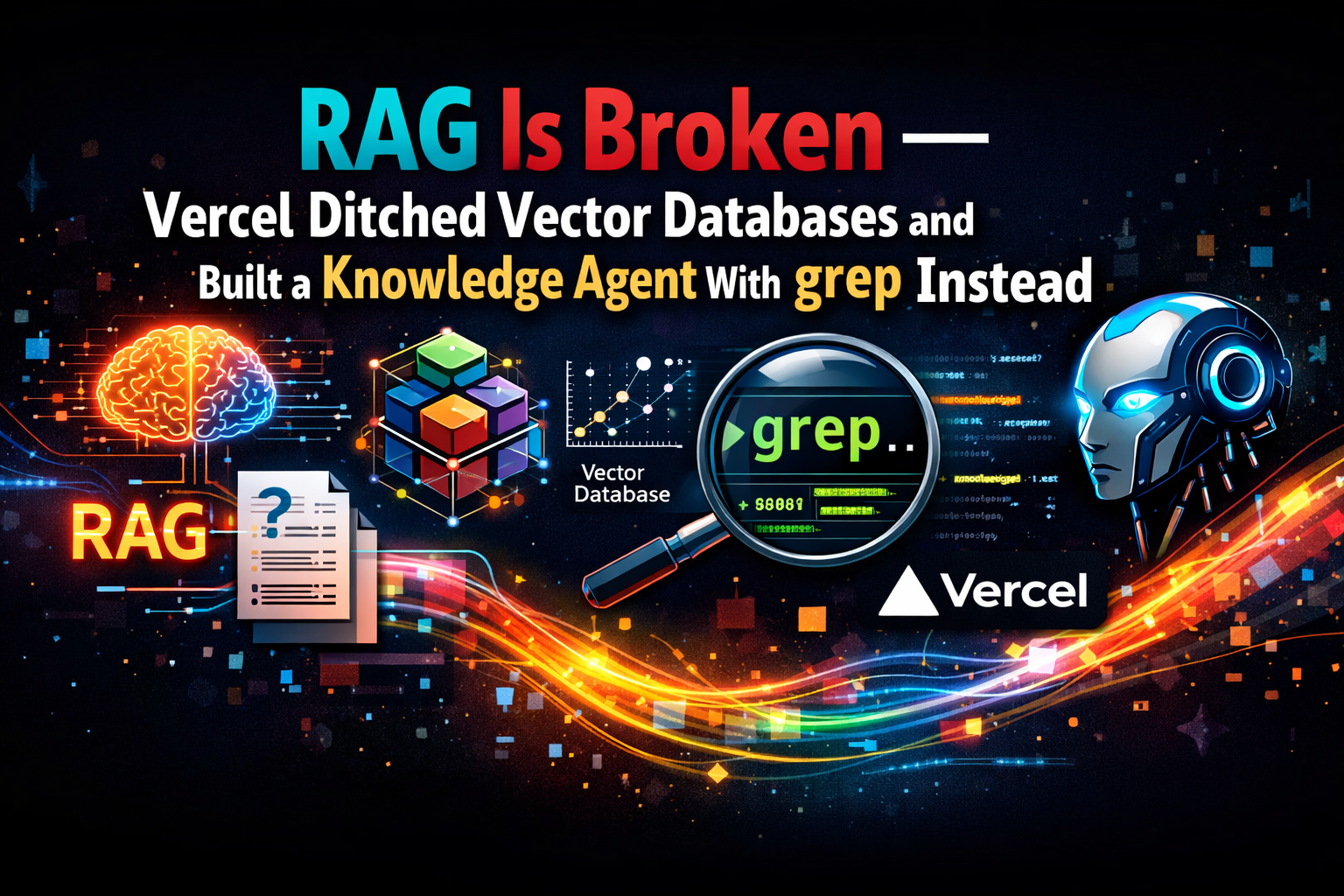 RAG Is Broken — Vercel Ditched Vector Databases and Built a Knowledge Agent With grep Instead