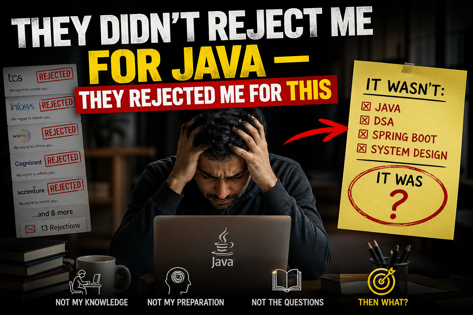 They Didn’t Reject Me for Java — They Rejected Me for This
