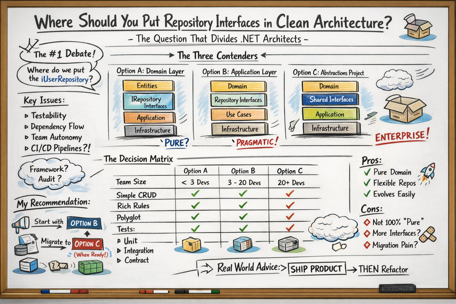 Where Should You Put Repository Interfaces In Clean Architecture?