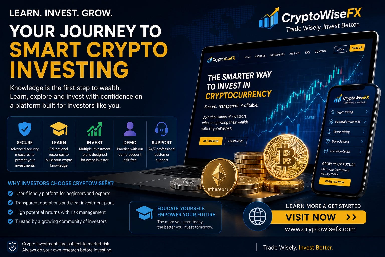 If you’re interested in cryptocurrency investing, it’s important to start with education, research…