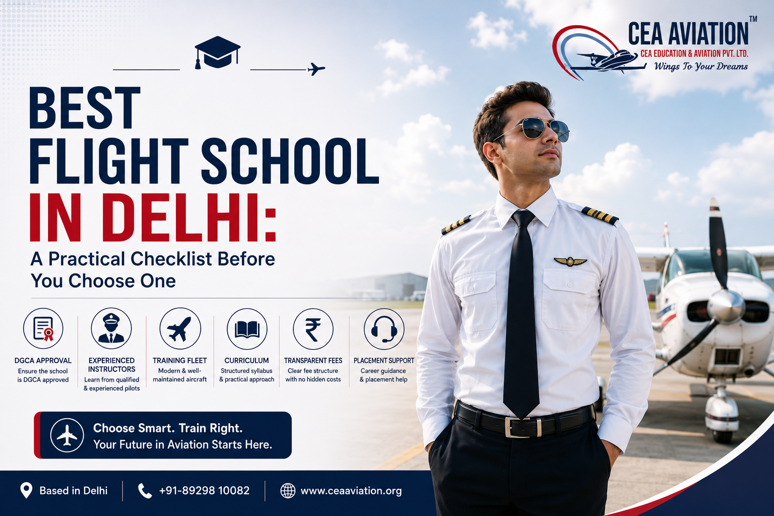 Best Flight School in Delhi | CEA Aviation