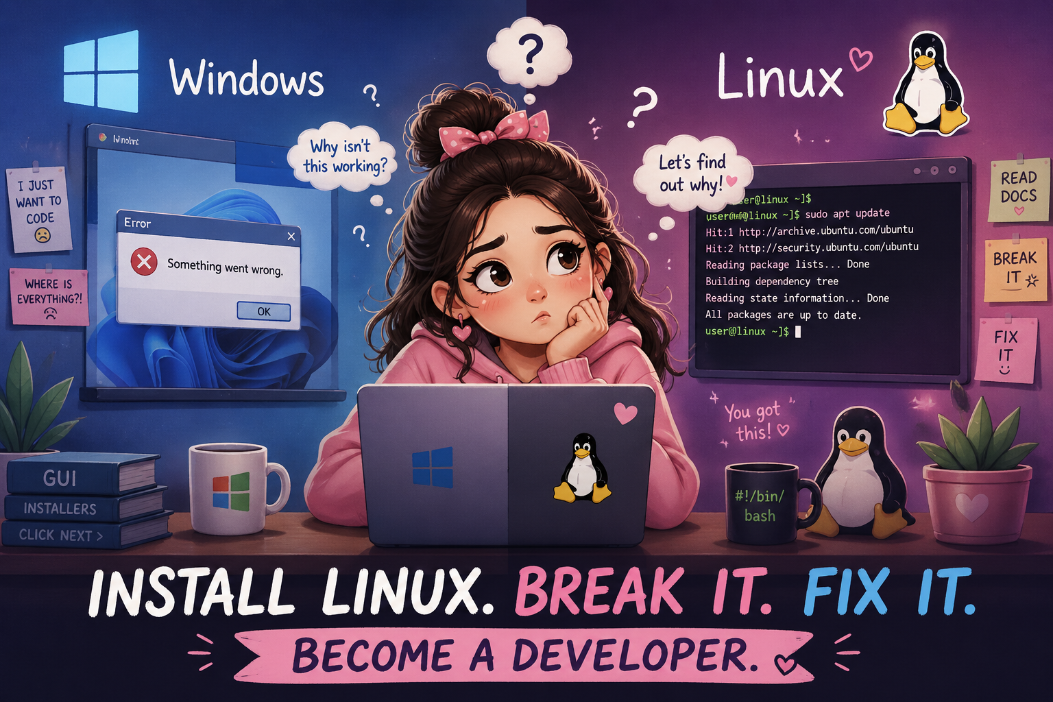 If Your Laptop Has No Linux, You Should Return the “Developer” Badge