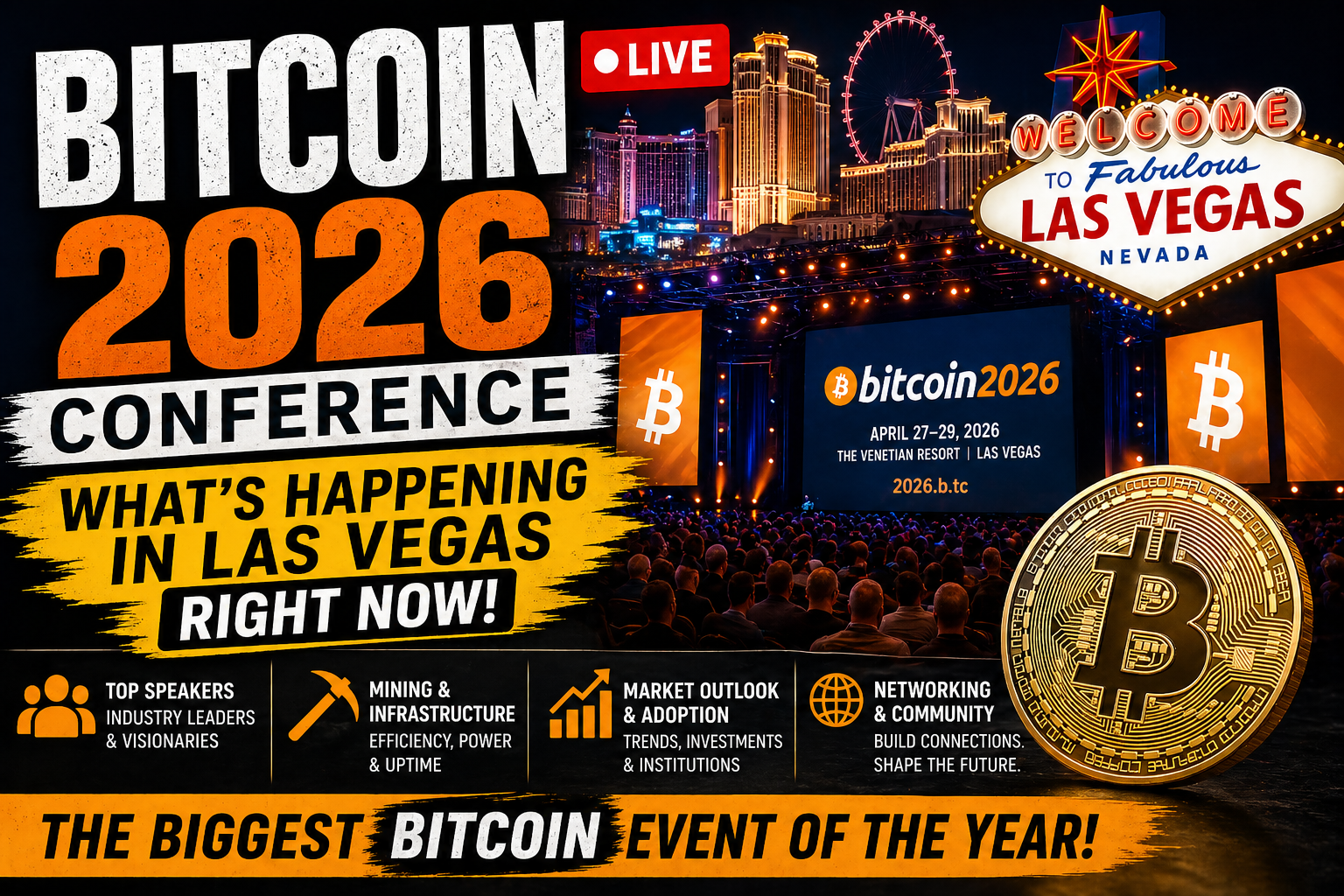 Bitcoin 2026 Conference Live: Highlights from Las Vegas