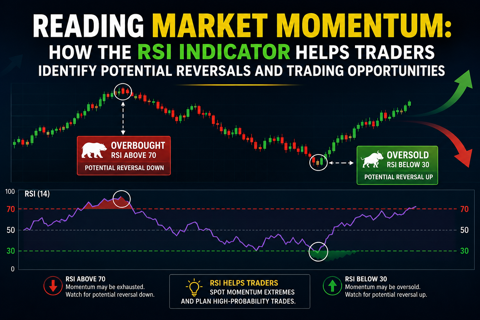 Reading Market Momentum: How the RSI Indicator Helps Traders Identify Potential Reversals and…