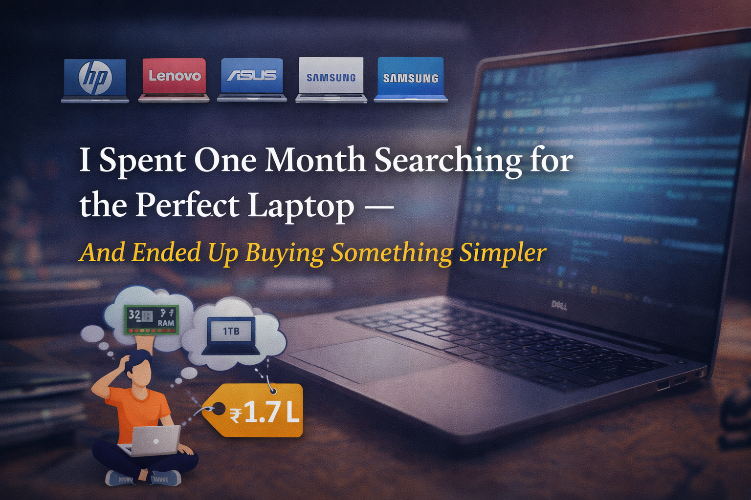 I Spent One Month Searching for the Perfect Laptop — And Ended Up Buying Something Simpler