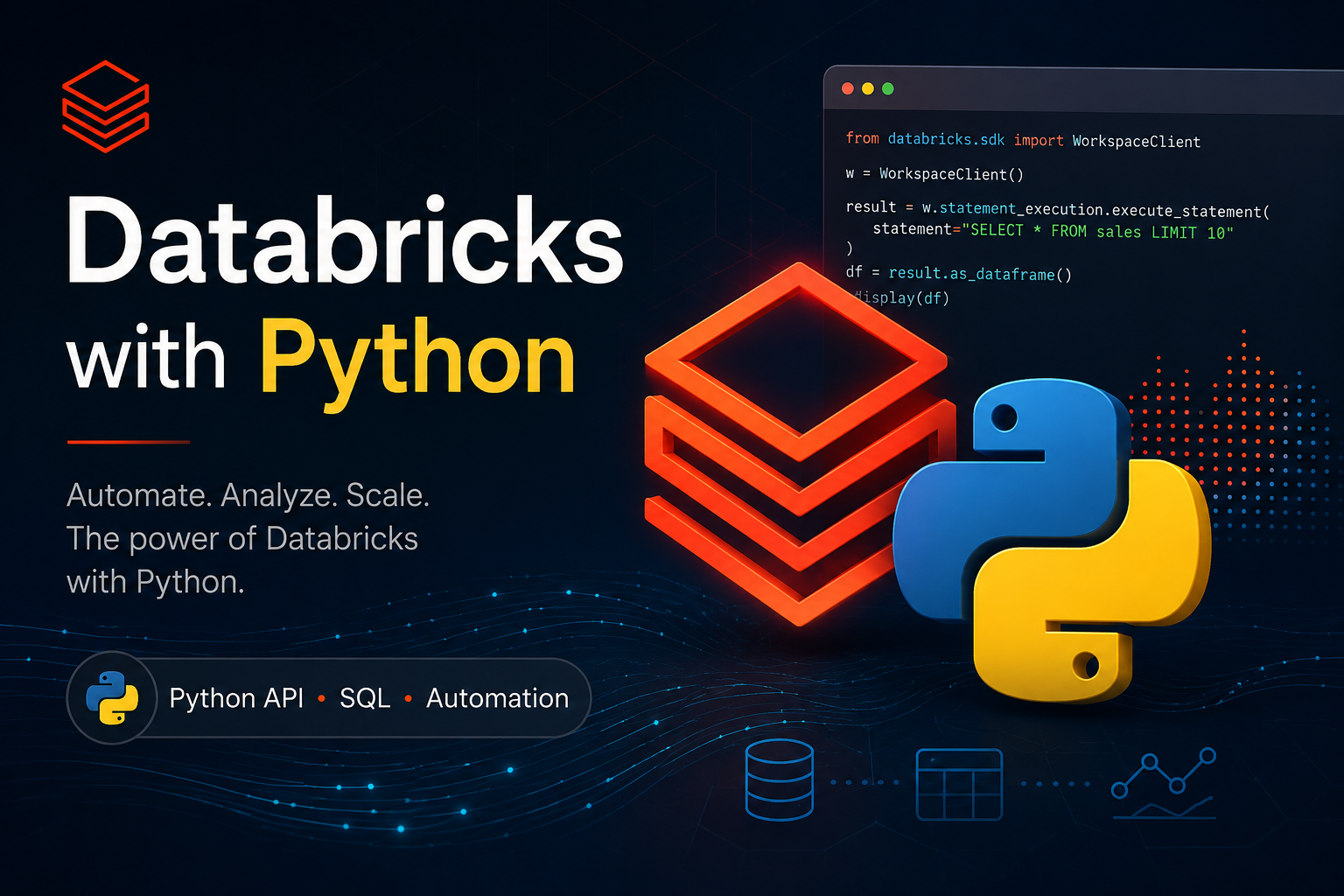 Querying Databricks table using python sdk and printing results