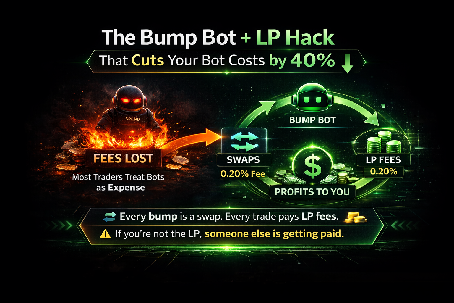How to Cut Bump Bot Costs by 40% With One Simple LP Strategy