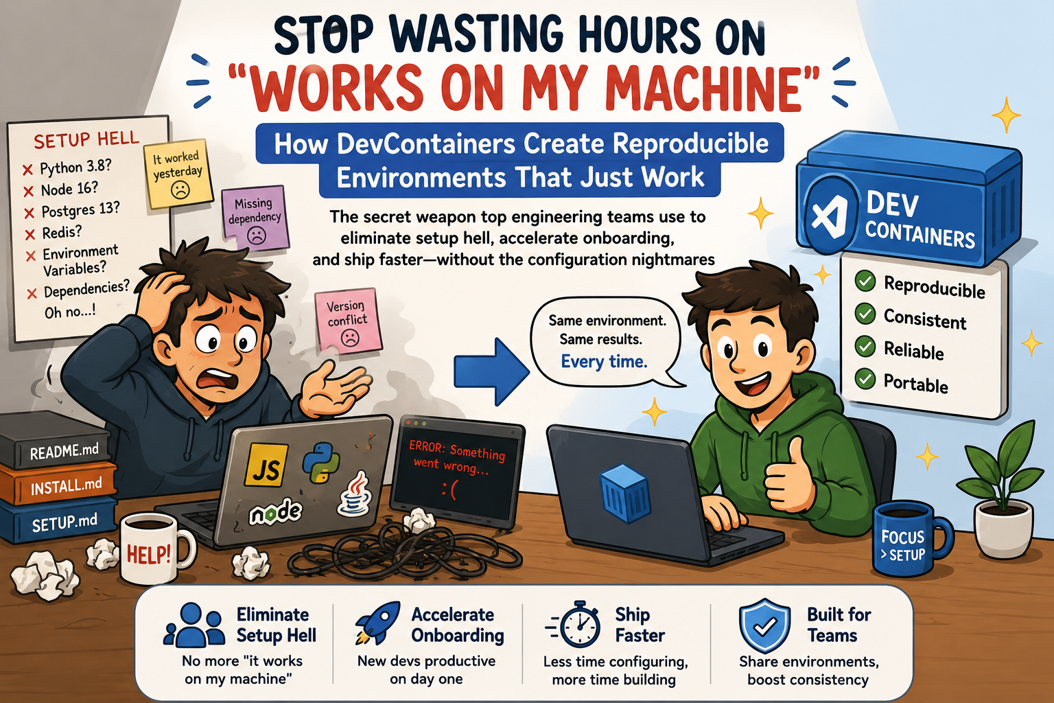 Stop Wasting Hours on “Works on My Machine”
