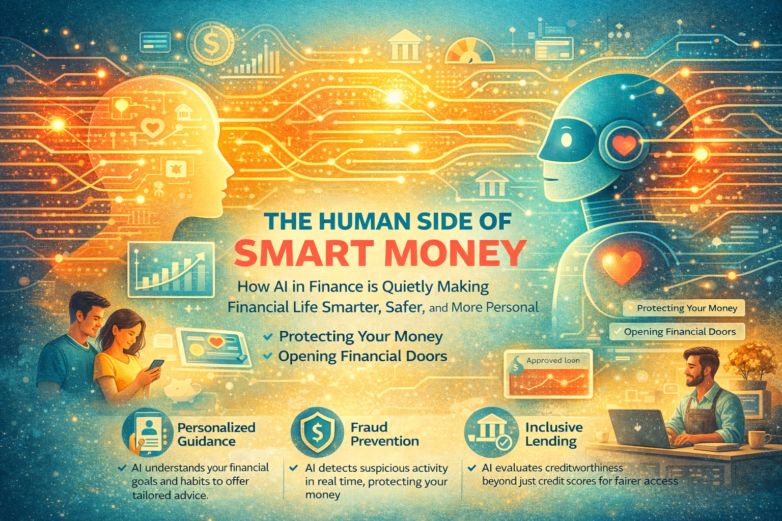 The Human Side of Smart Money: How AI in Finance Is Quietly Making Financial Life Smarter, Safer…