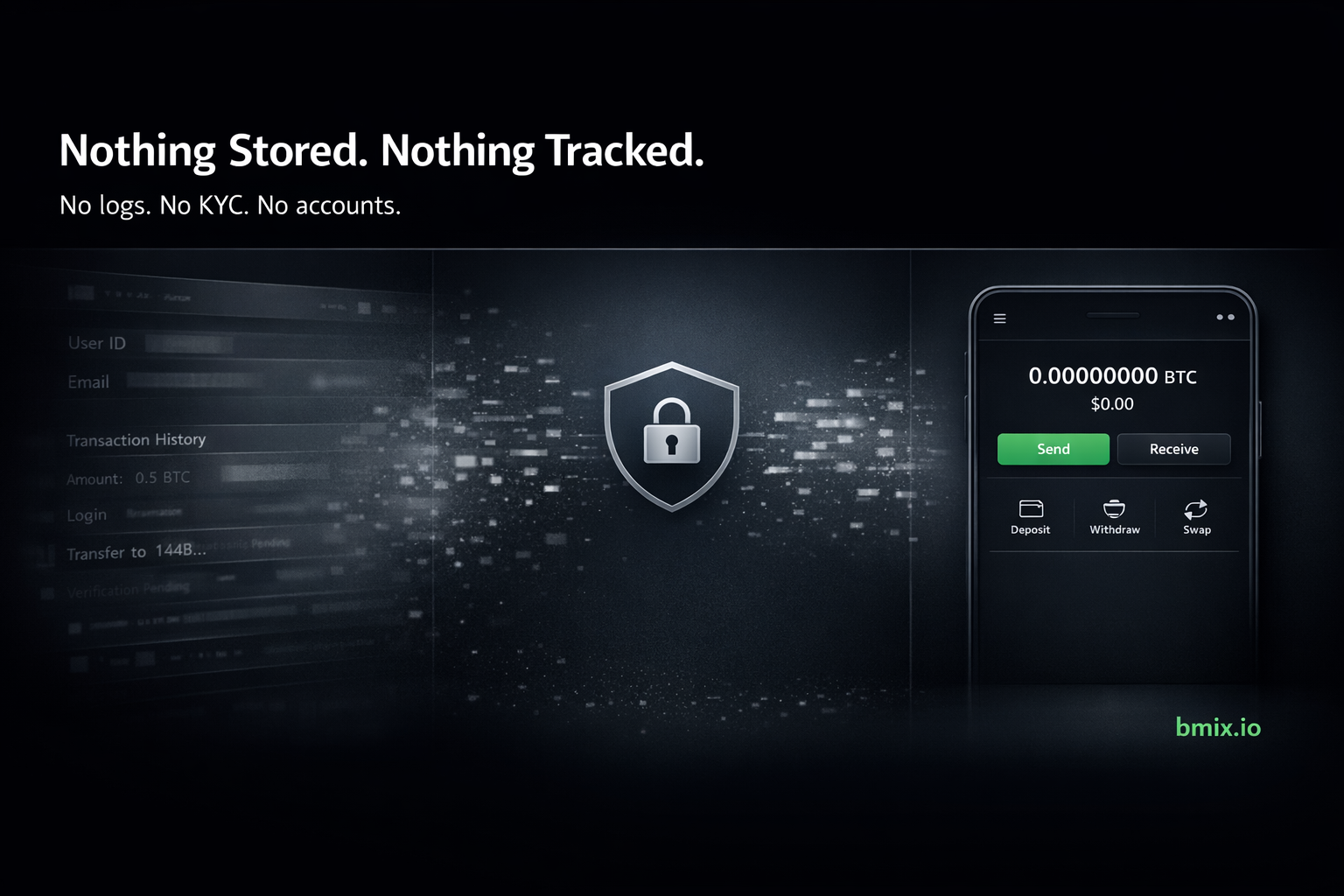 No-Log Bitcoin Mixer: Why Data Retention Is the Weakest Link in Crypto Privacy