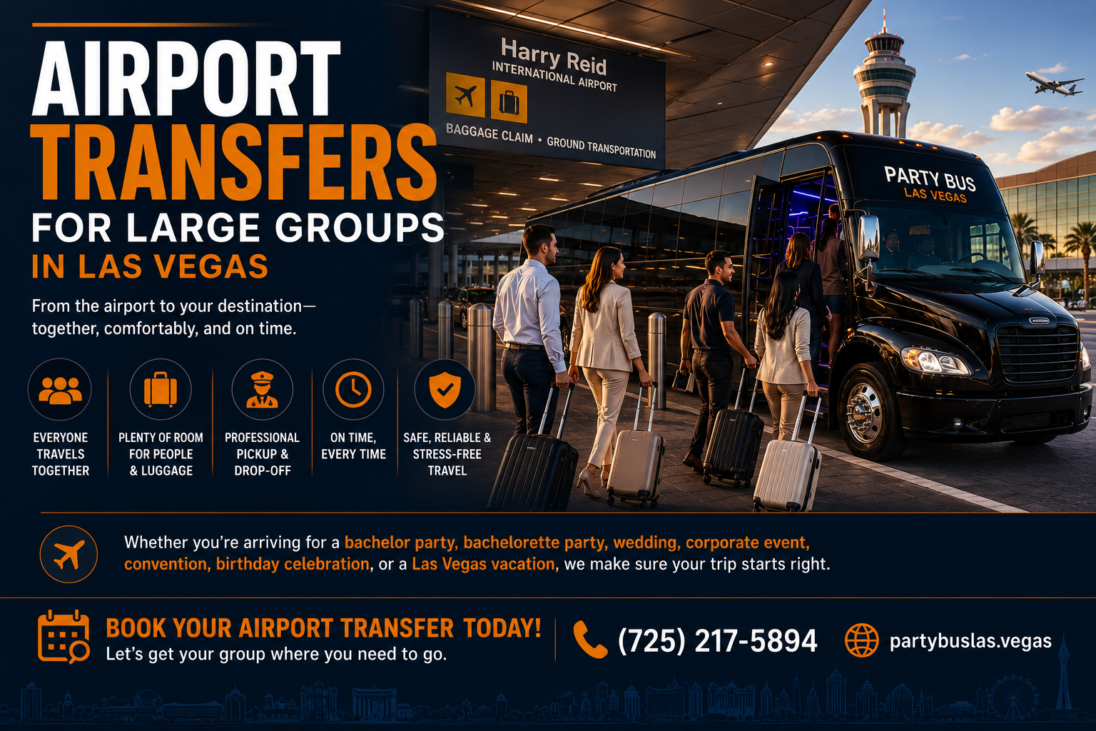 Airport Transfers for Large Groups in Las Vegas: Everything You Need t Airport Transfers for Large Groups in Las Vegas: Everything You Need t