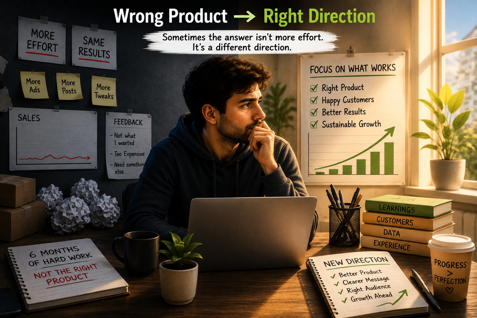 I Spent Six Months on the Wrong Product Before I Admitted It