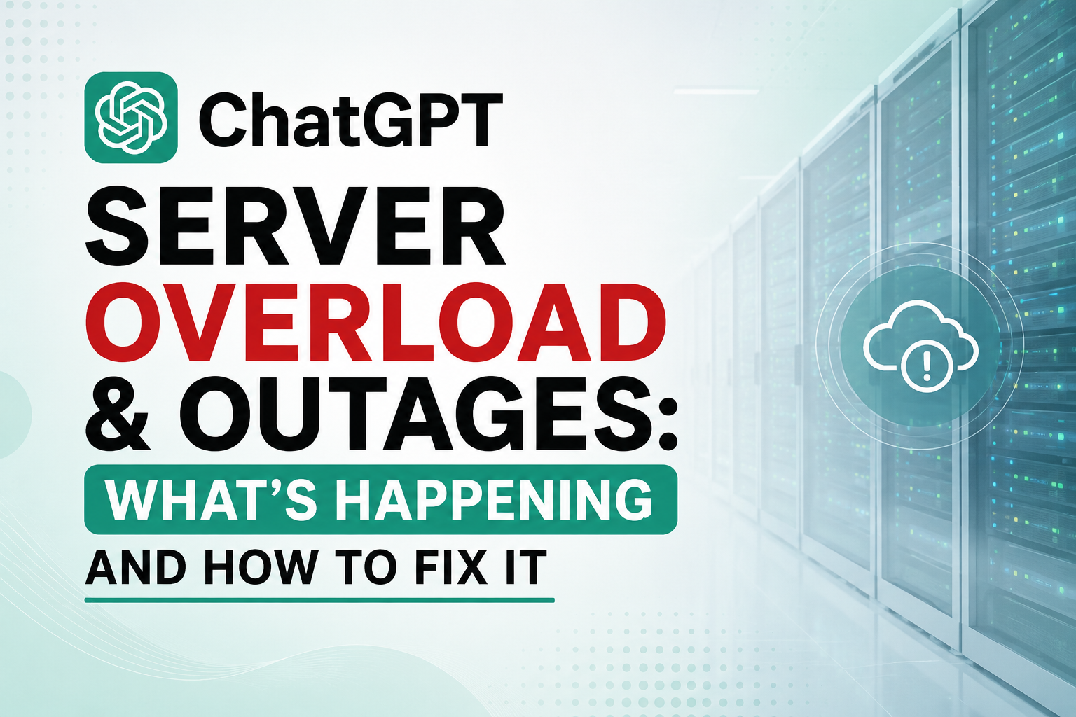 ChatGPT Server Overload & Outages: What’s Happening and How to Fix It
