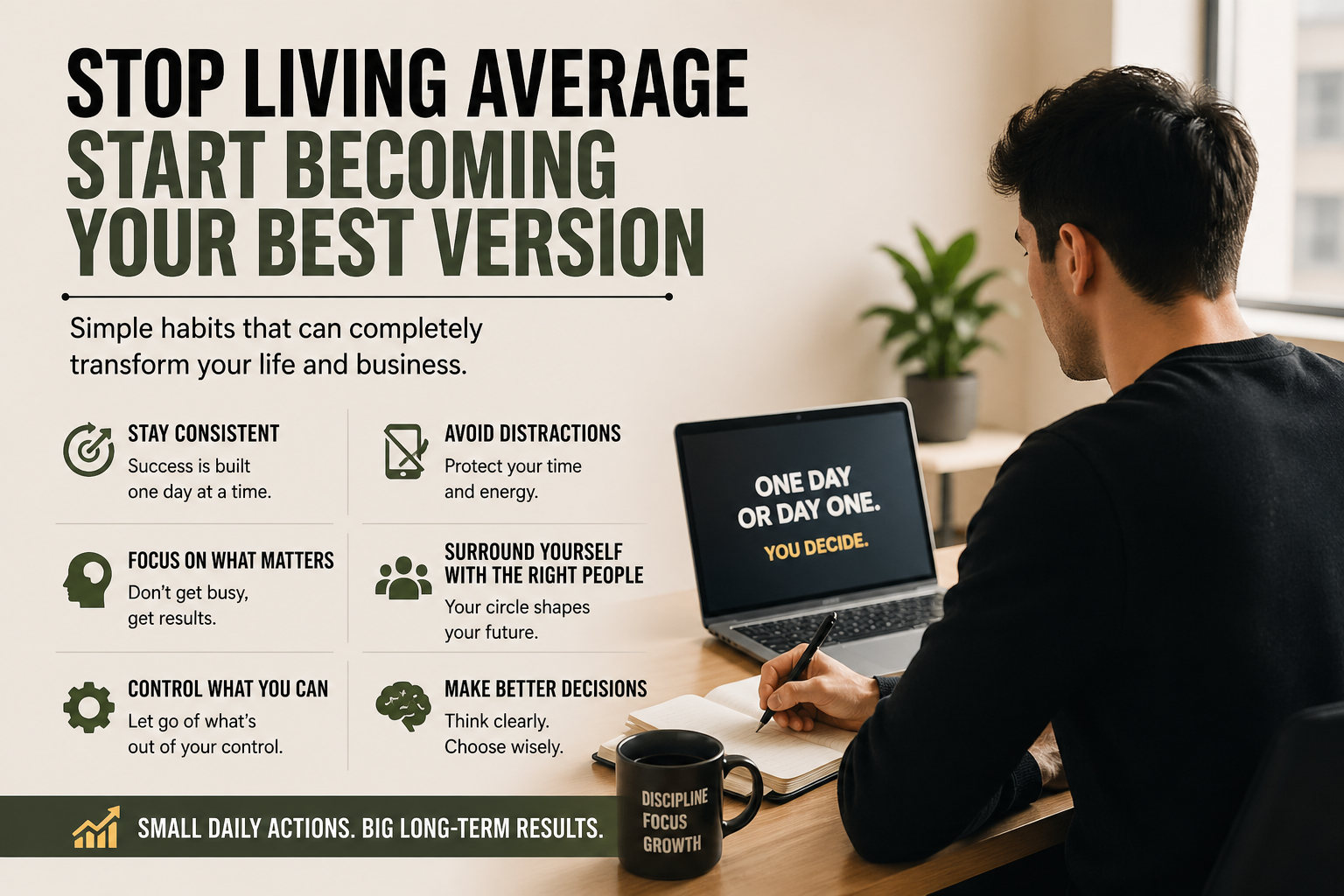 Stop Living Average Start Becoming Your Best Version