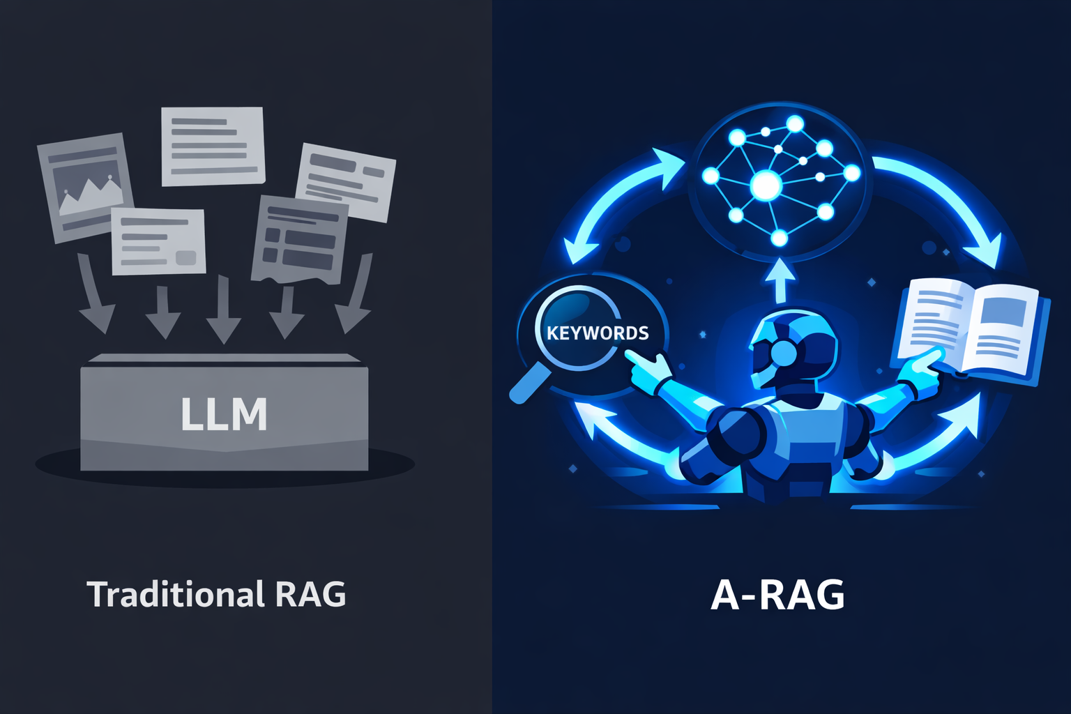 A-RAG: Give the Model Search Tools and Let It Retrieve Its Own Answers