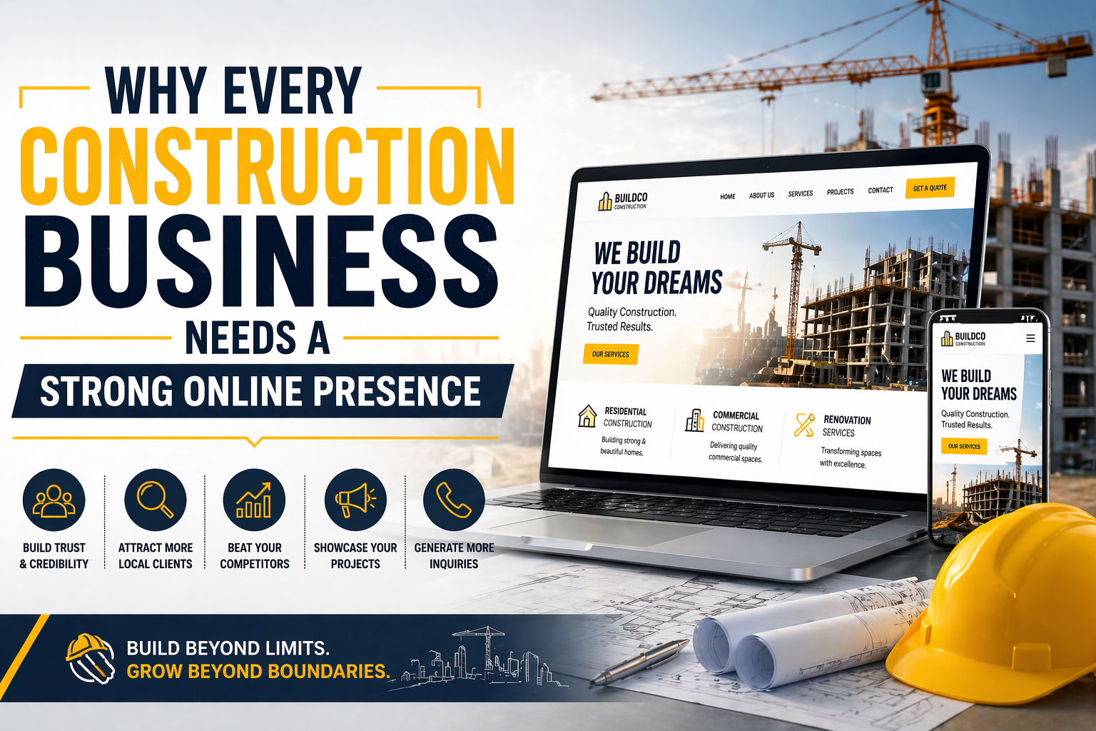 Why Every Construction Business Needs a Strong Online Presence