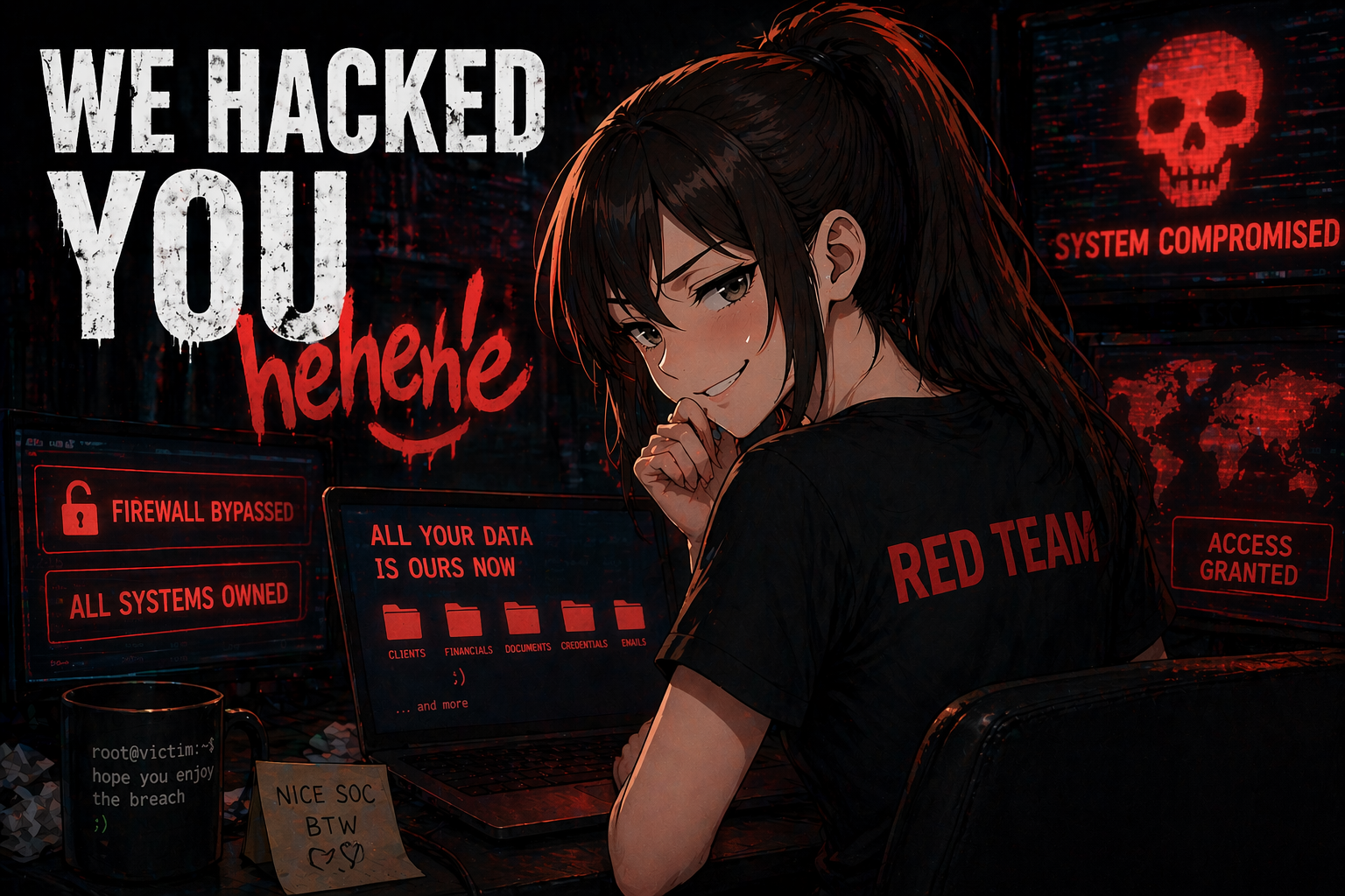“We Didn’t Hack You.”