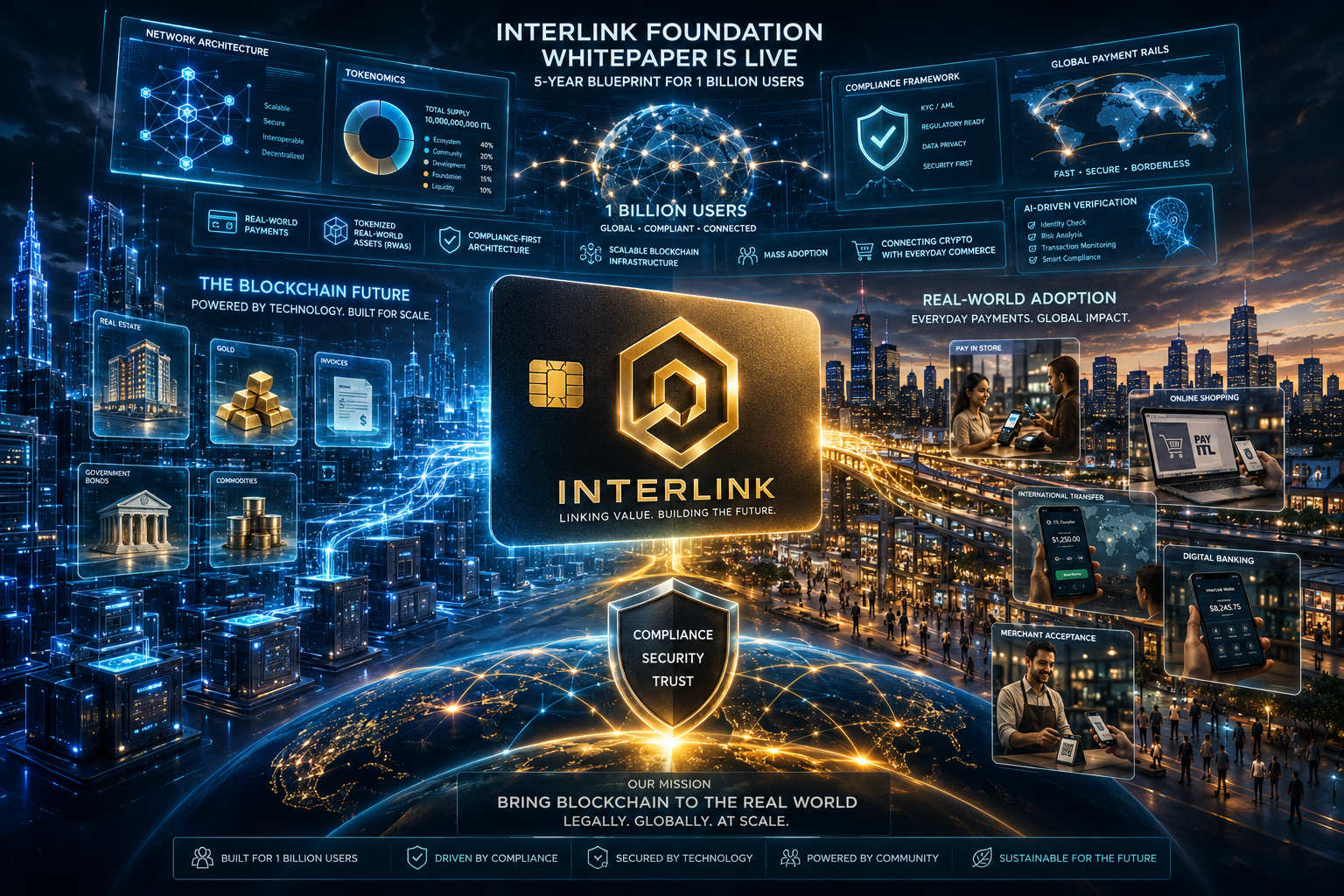  The InterLink Foundation Whitepaper is LIVE.