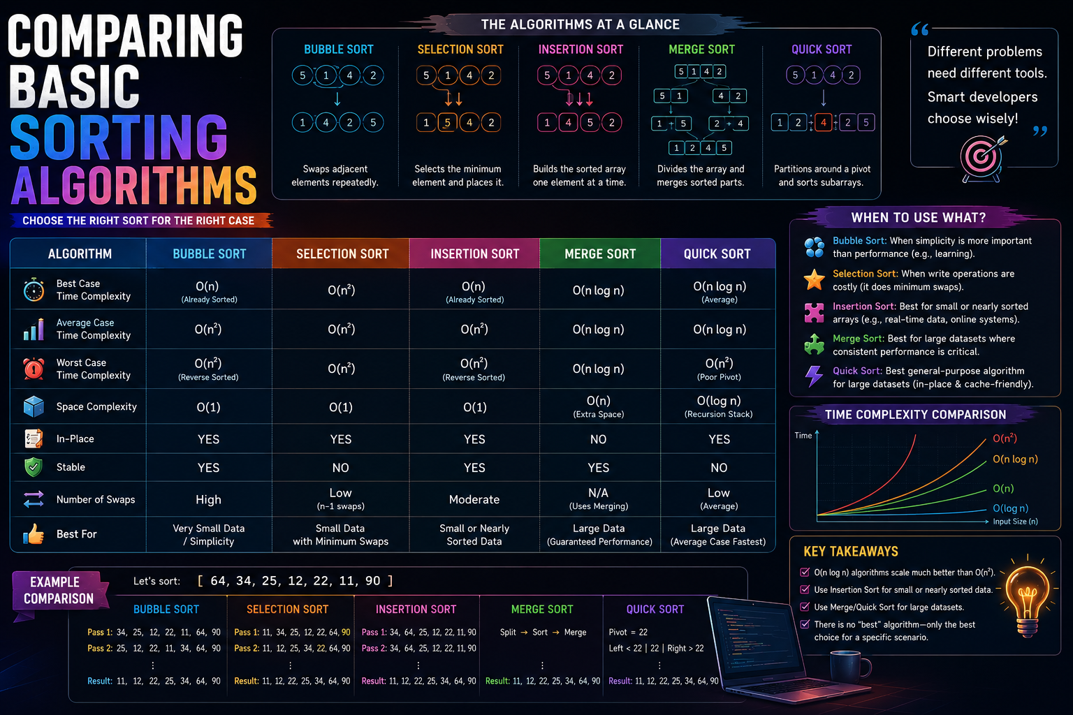 Day 98 of Learning Java & DSA: Comparing Basic Sorting Algorithms