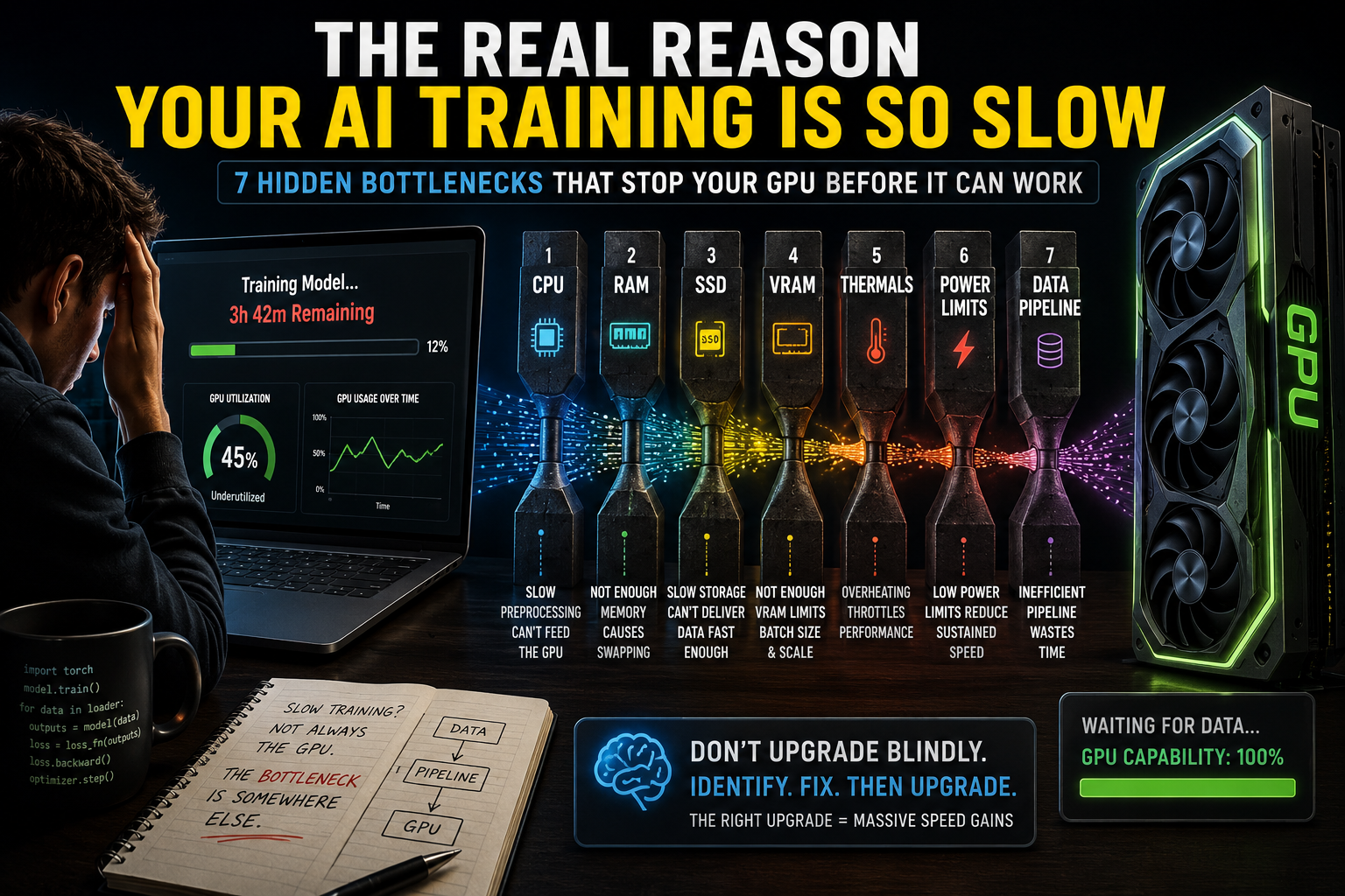 Why Your AI Model Training Feels So Slow: The Hardware Bottleneck Most People Miss (And the 7…