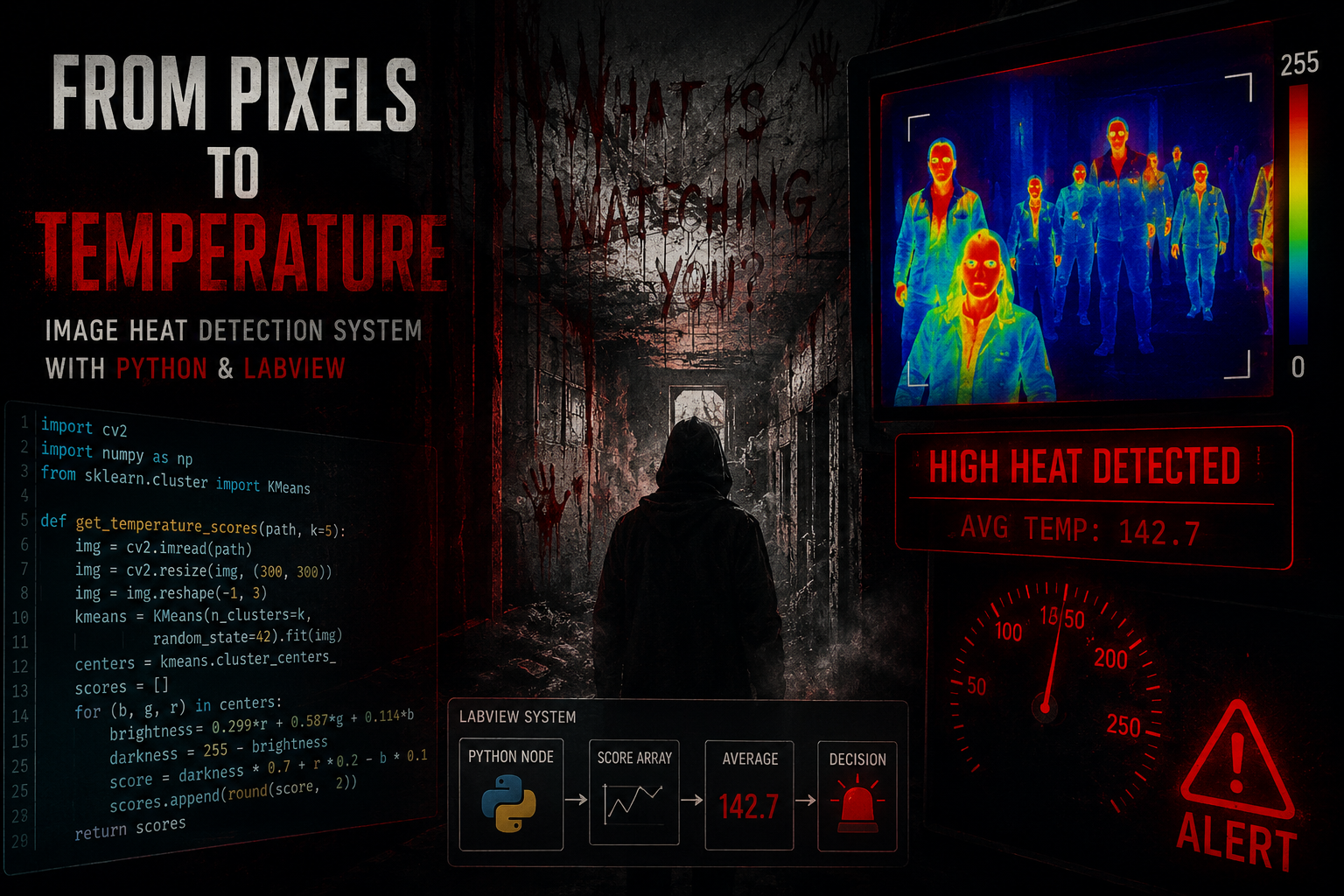 From Pixels to Temperature: Building an Image Heat Detection System with Python and LabVIEW