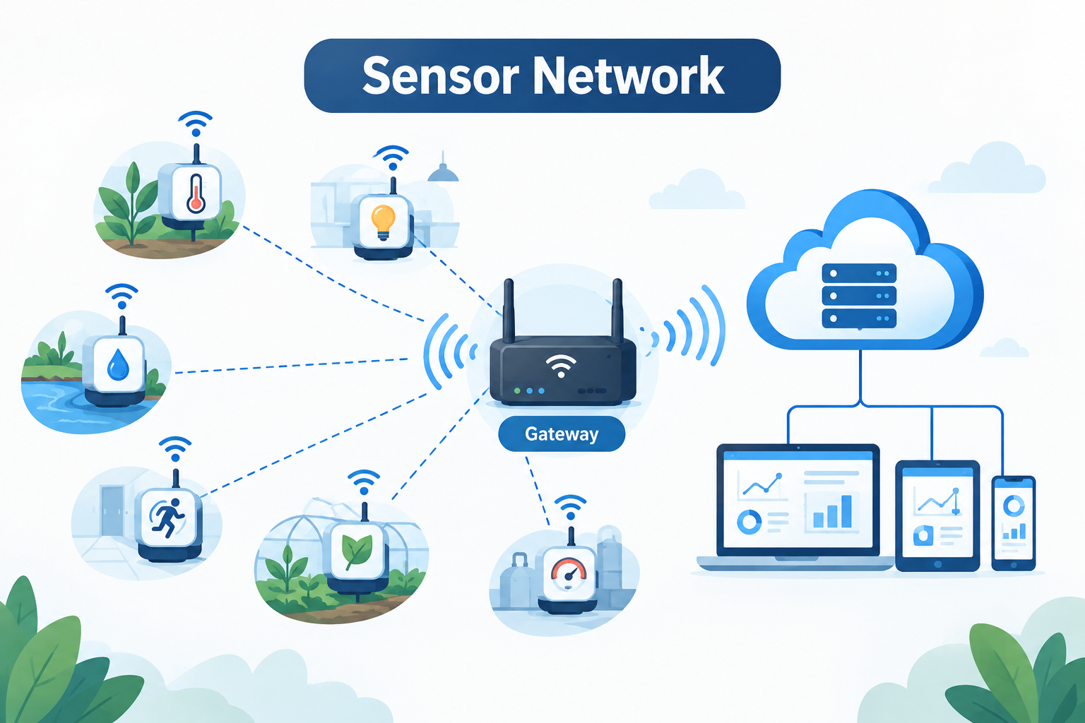 What is Sensor Network in Hindi — सेंसर नेटवर्क क्या है?