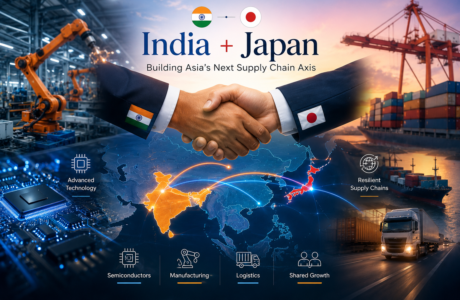 India and Japan Are Quietly Building Asia’s Next Strategic Supply Chain Axis